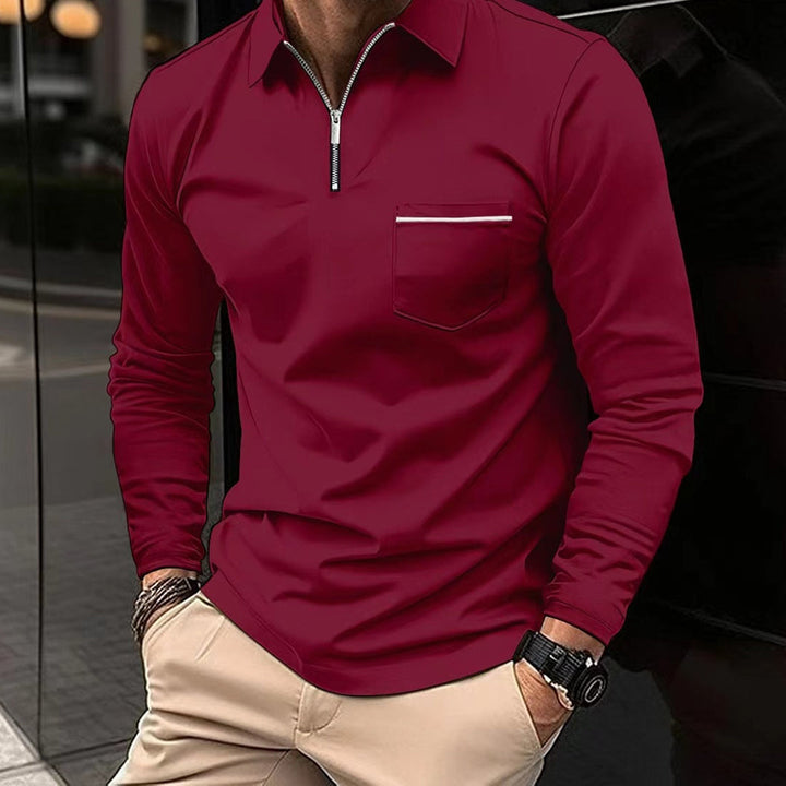 Men's Polo with Long Sleeves