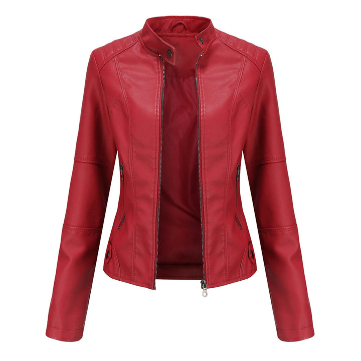 Stylish leather jacket for women