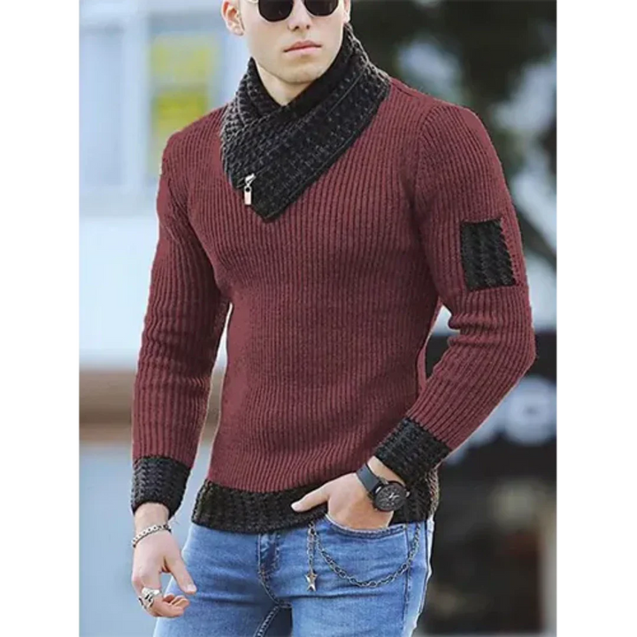 Men's winter slim fit jumper