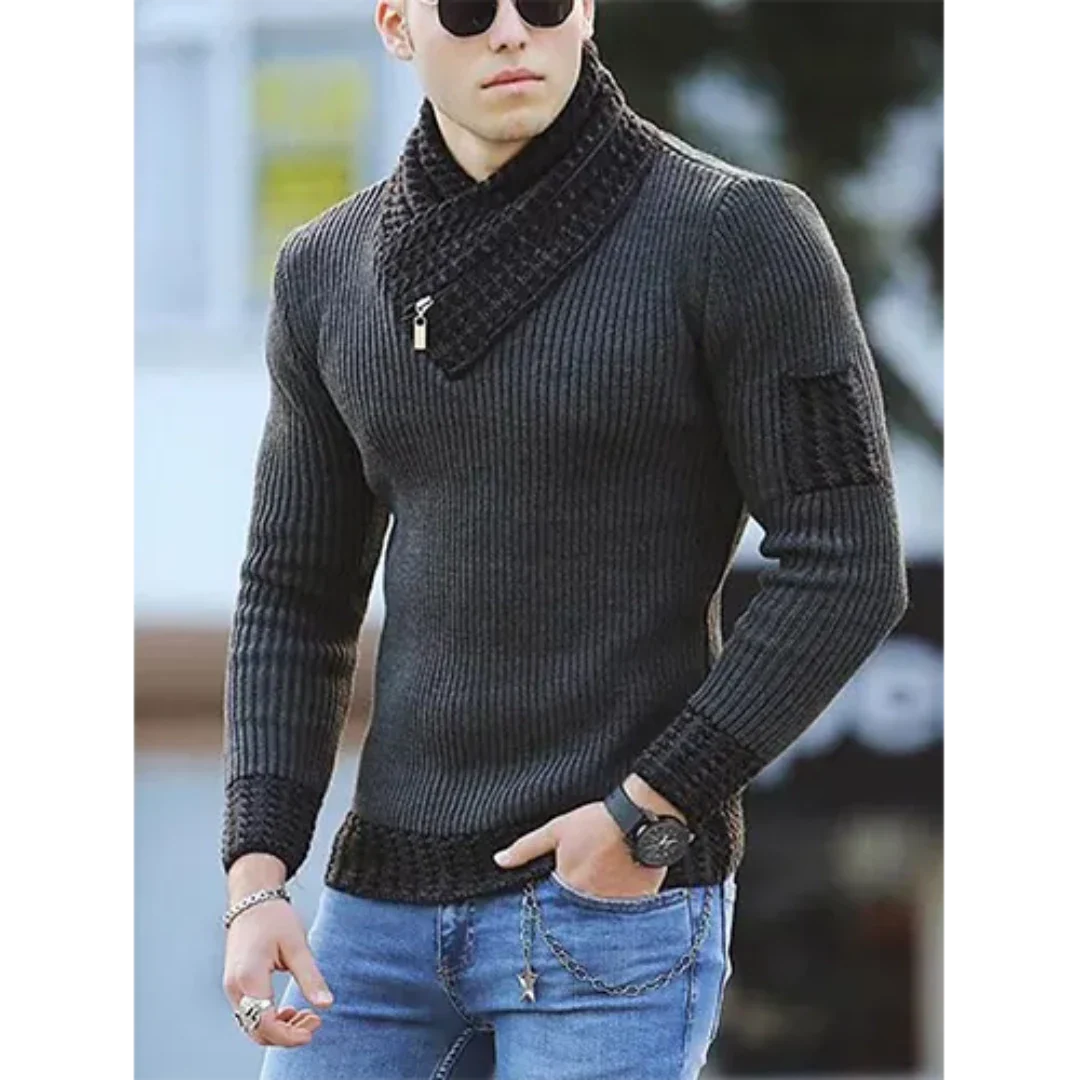 Men's winter slim fit jumper