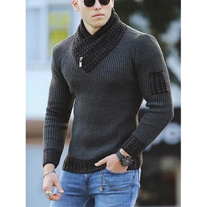 Men's winter slim fit jumper