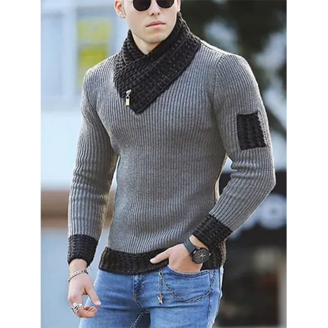 Men's winter slim fit jumper