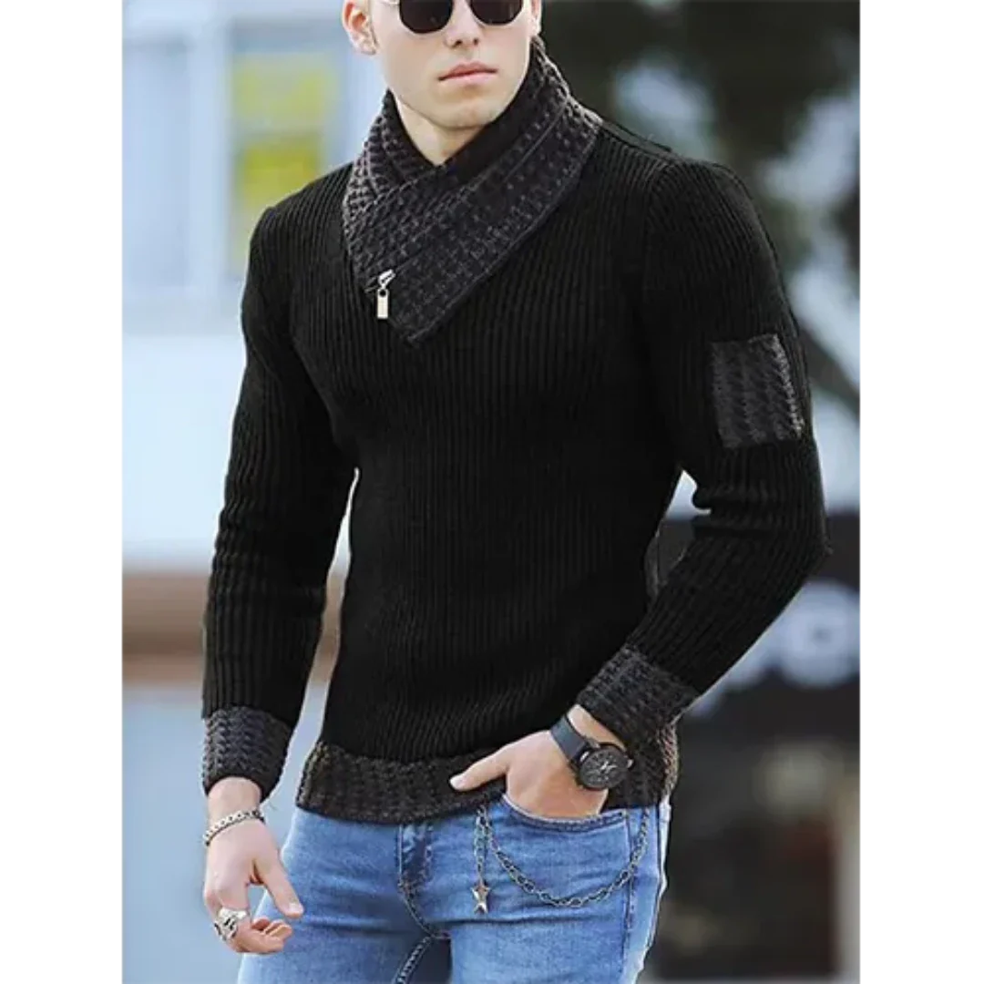 Men's winter slim fit jumper