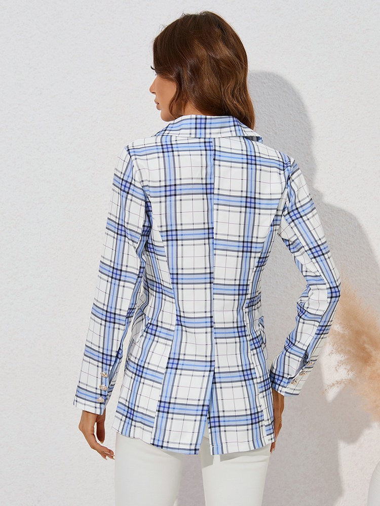 Checked Blazer for Women