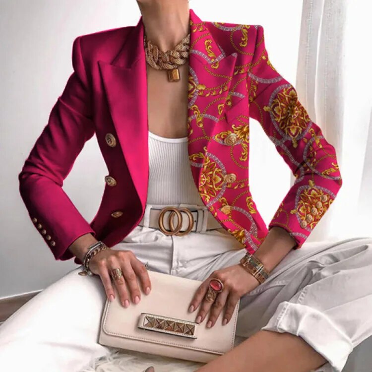 Blazer with Print for Women