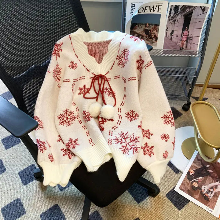 Elegant Christmas jumper for women