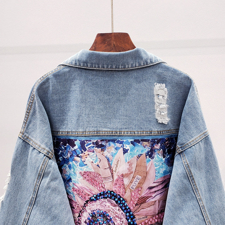 Oversized Denim Jacket for Women