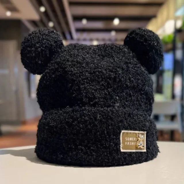 Warm teddy winter hat