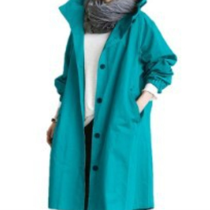 Women's waterproof mackintosh raincoat