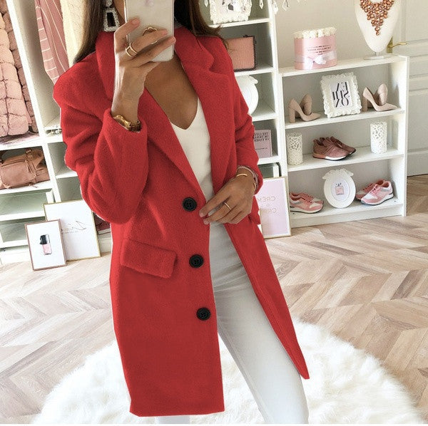 Stylish autumn and winter jacket for women