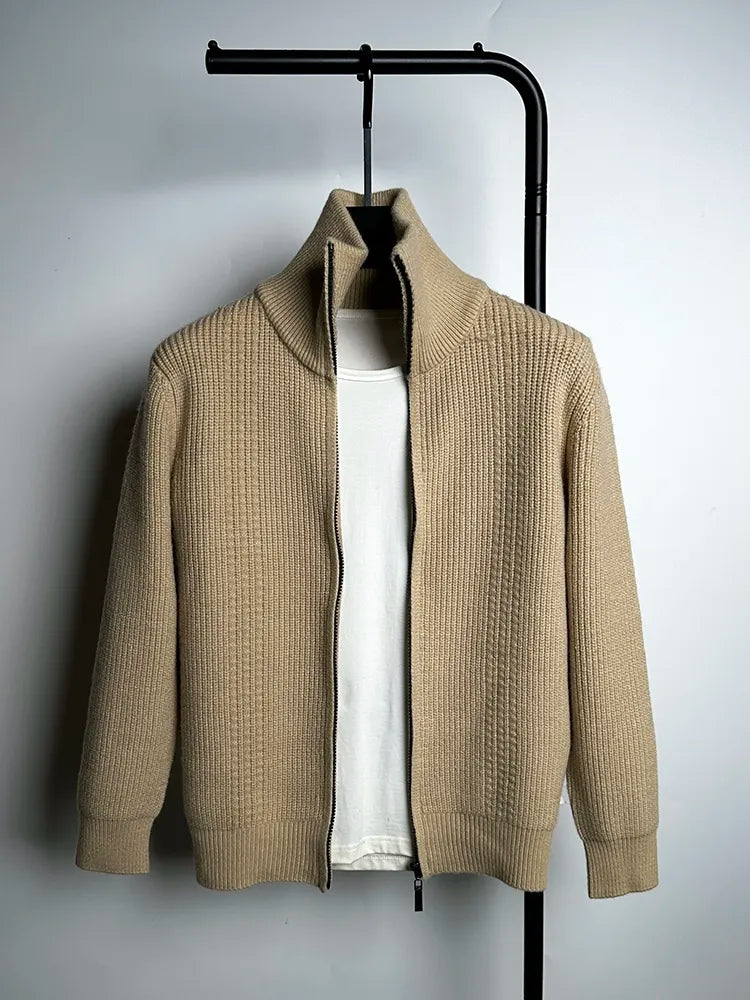 Casual Men's Jacket with Zipper