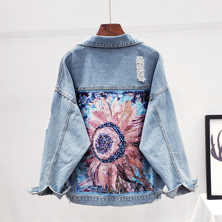 Oversized Denim Jacket for Women