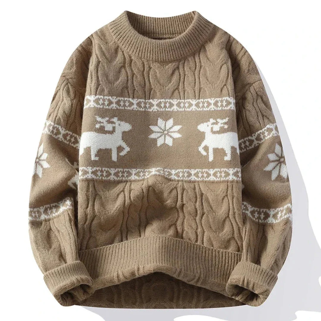 Men's warm Christmas jumper