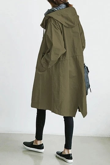 Women's waterproof mackintosh raincoat