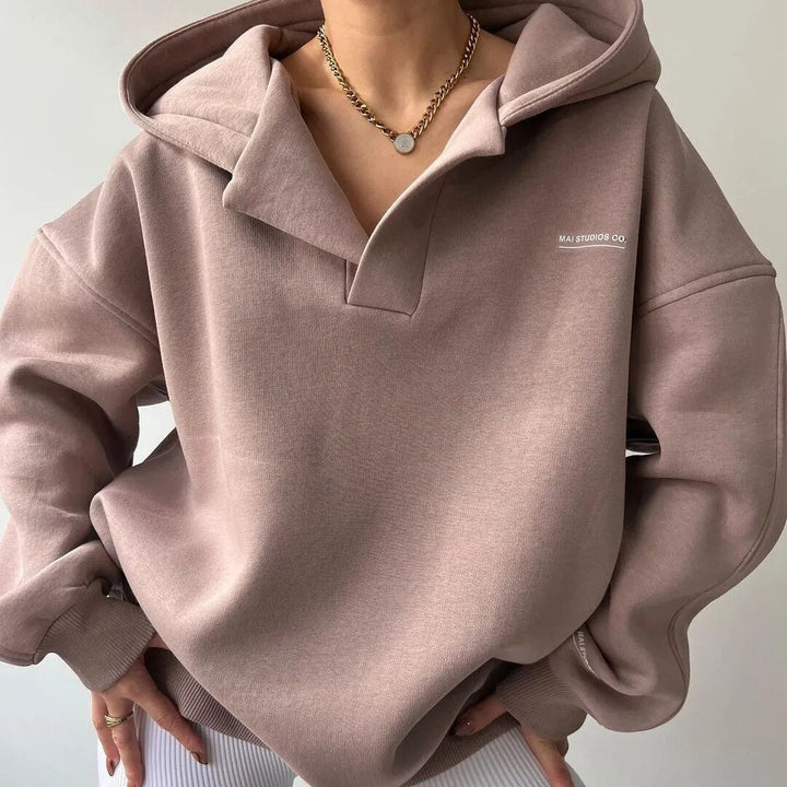 Ladies casual winter hoodie