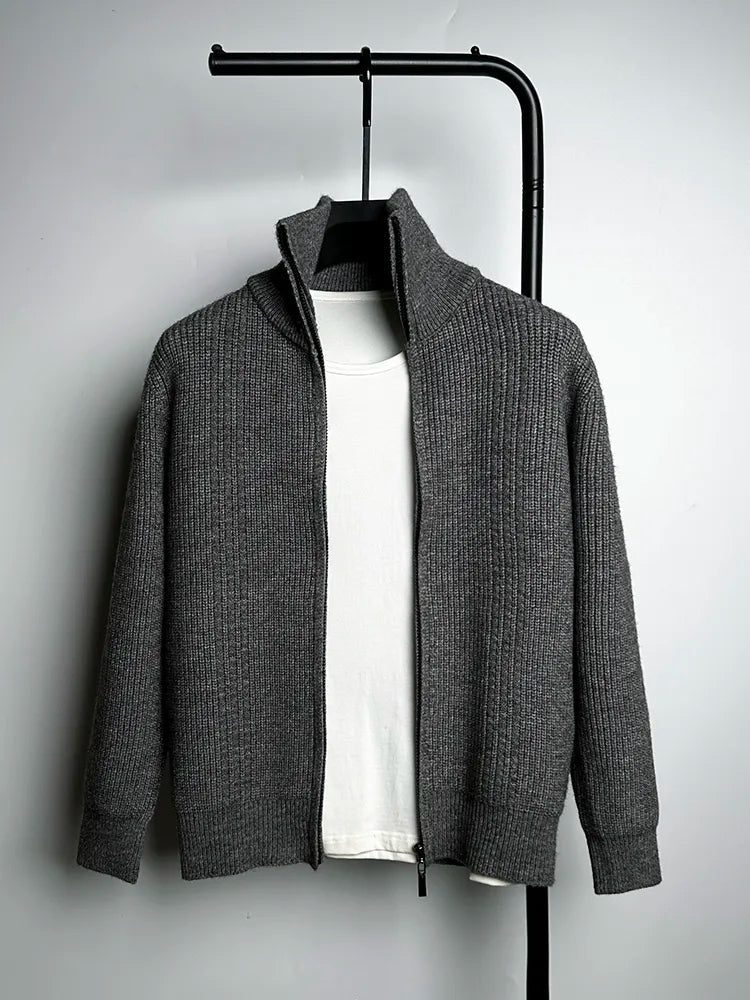 Casual Men's Jacket with Zipper