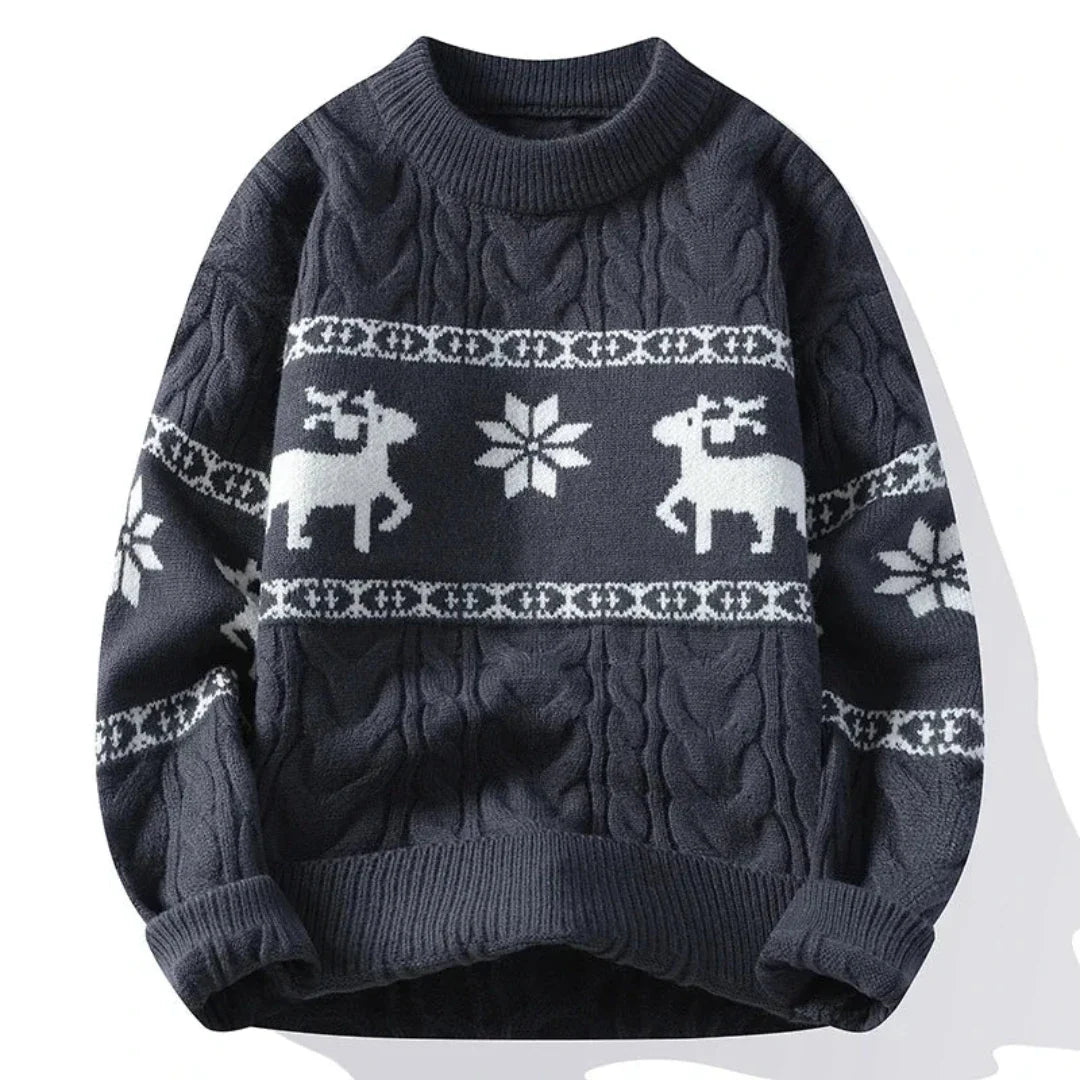 Men's warm Christmas jumper