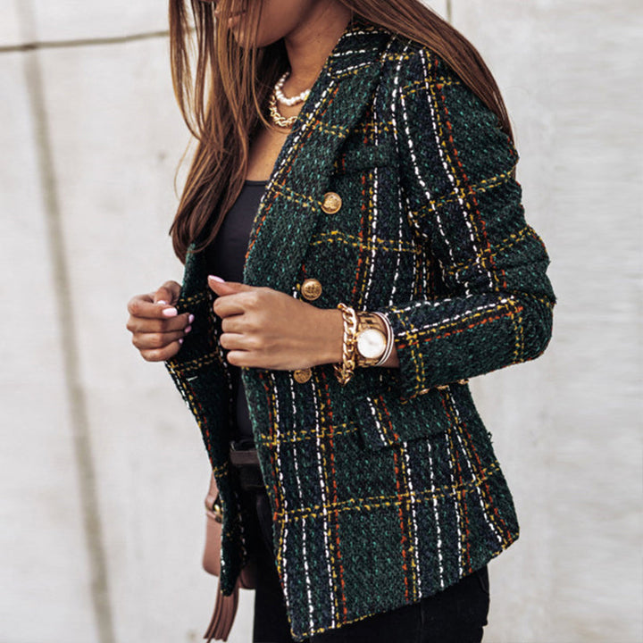 Chic Checked ladies blazer