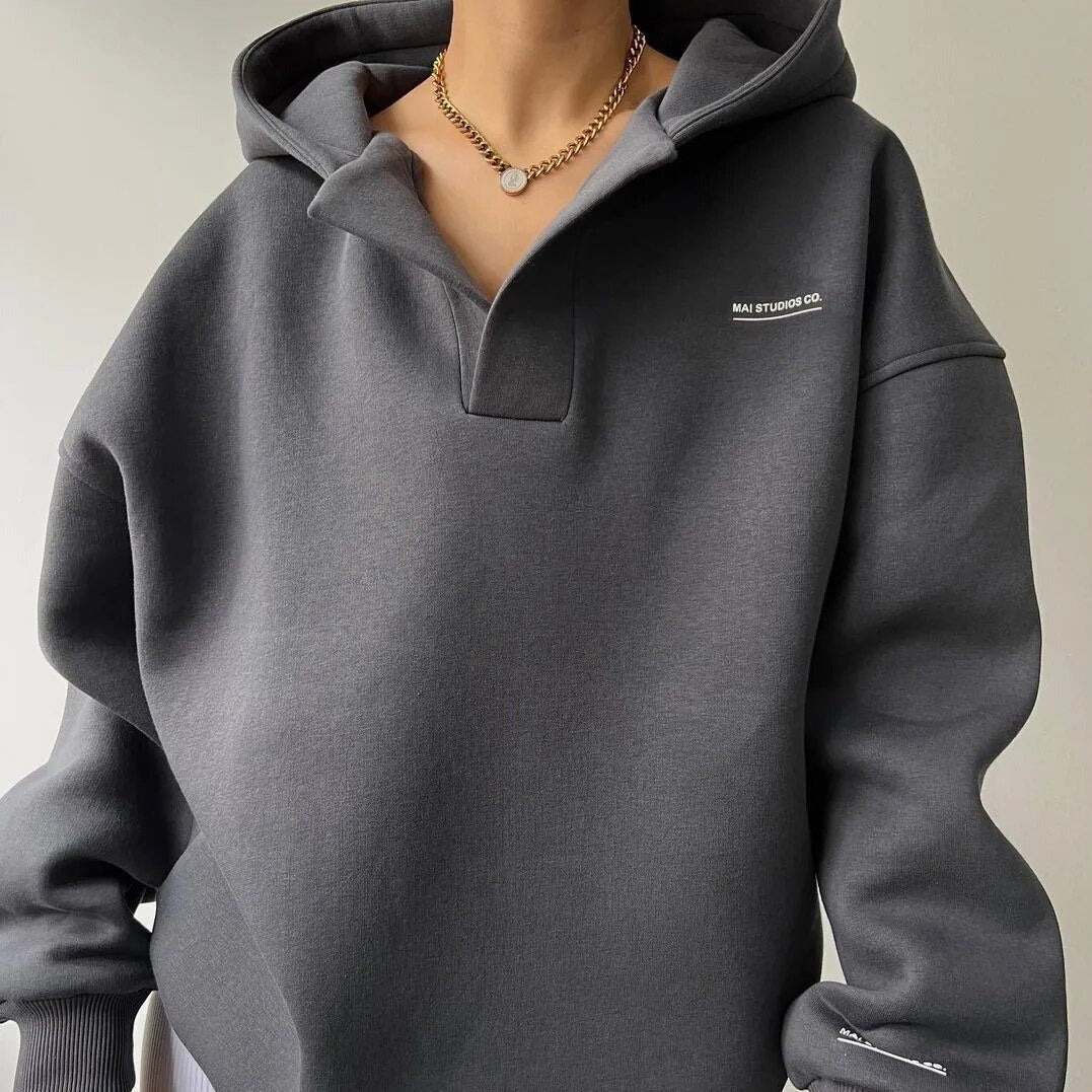 Ladies casual winter hoodie