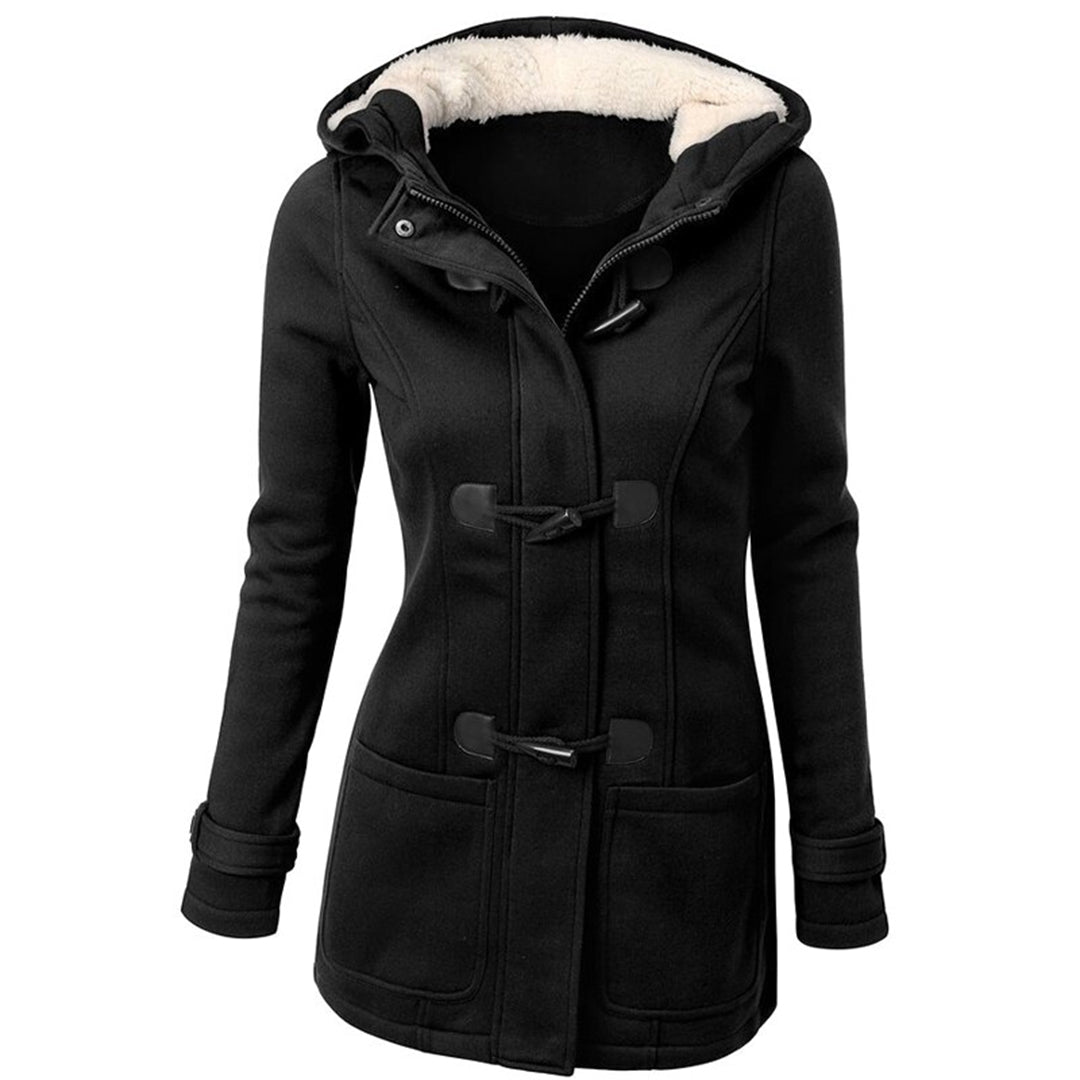 Hooded winter jacket for women