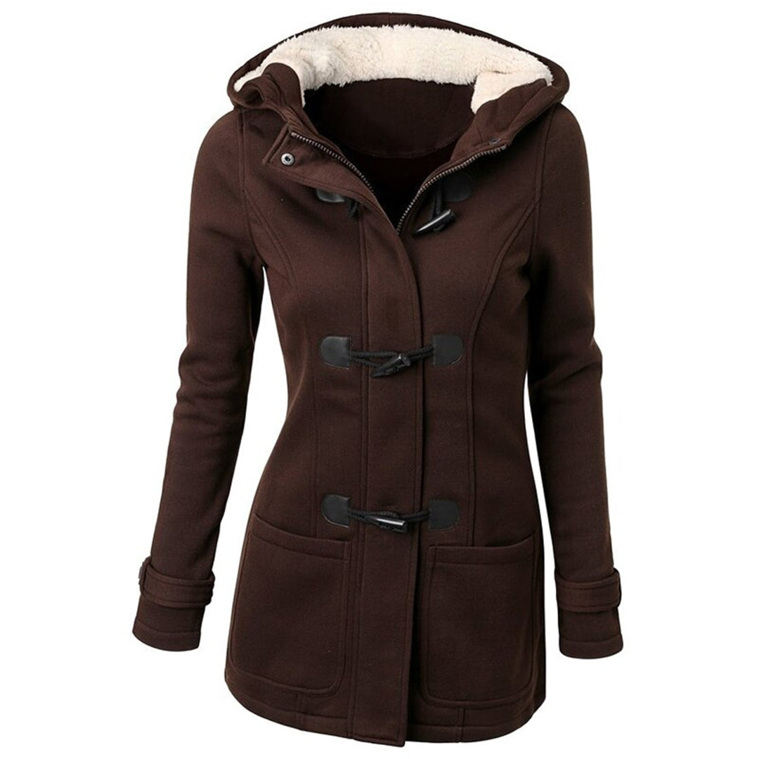 Hooded winter jacket for women