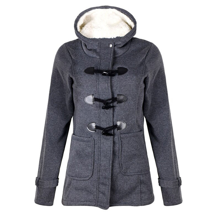 Long Winter Coat with Hood for Women