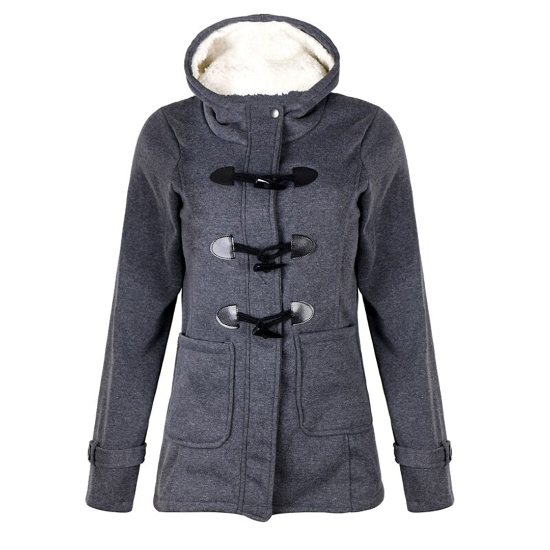 Hooded winter jacket for women