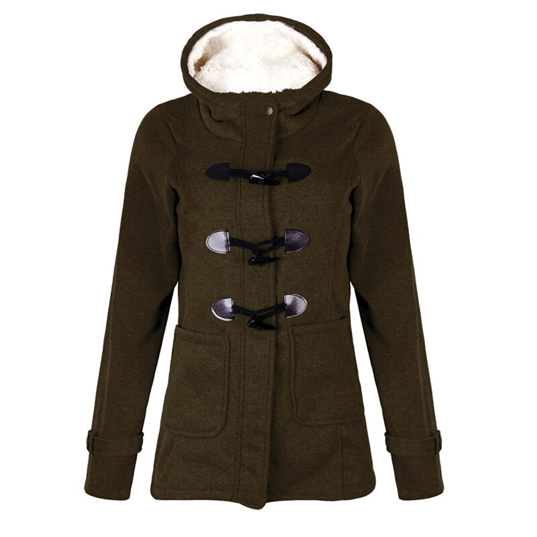 Hooded winter jacket for women