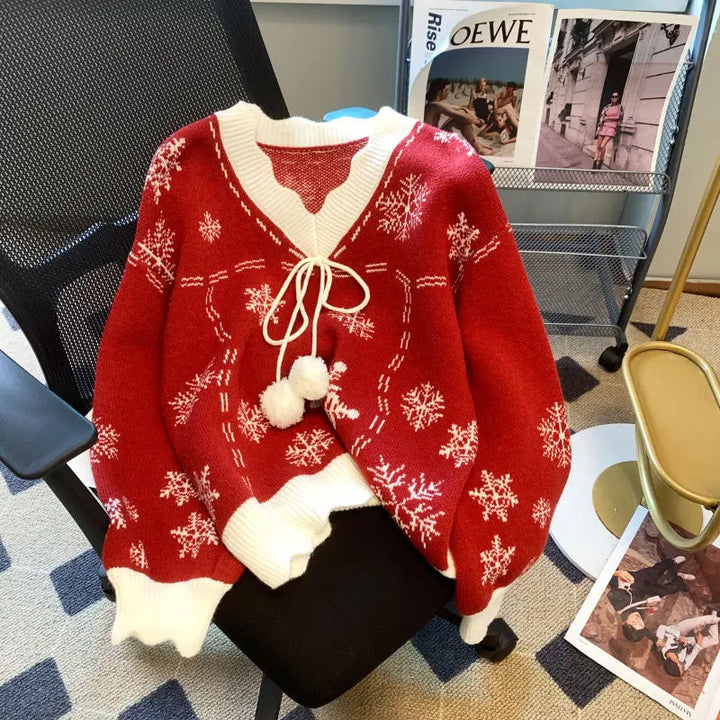 Elegant Christmas jumper for women