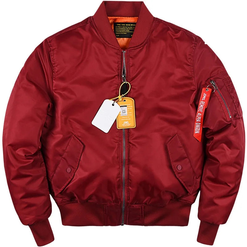 Winter bomber jacket for men