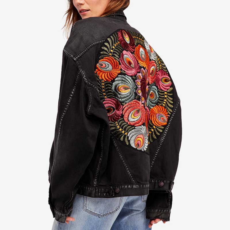 Bohemian Denim Jacket for Women