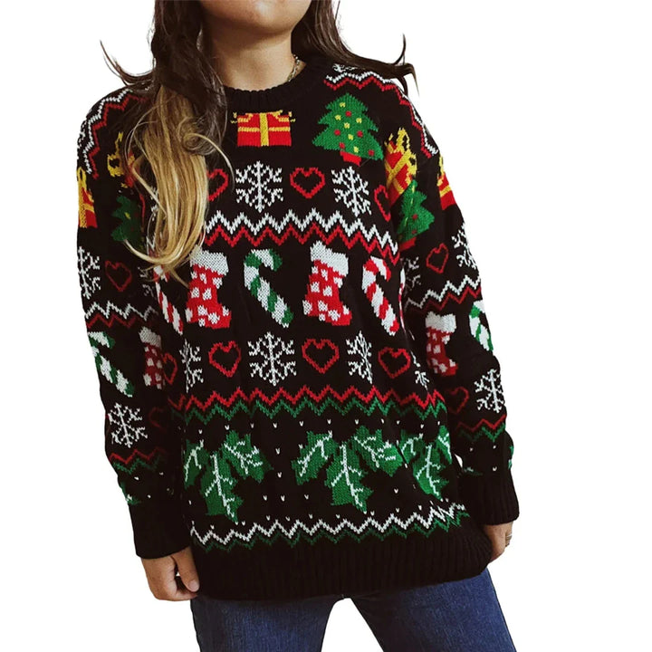 Women's winter Christmas jumper