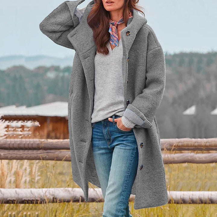 Chic chunky winter jacket for women