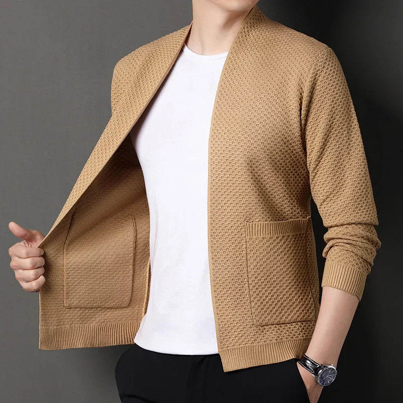 Jacquard blazer for men