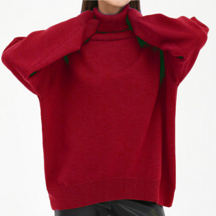 Elegant Turtleneck Jumper for Women