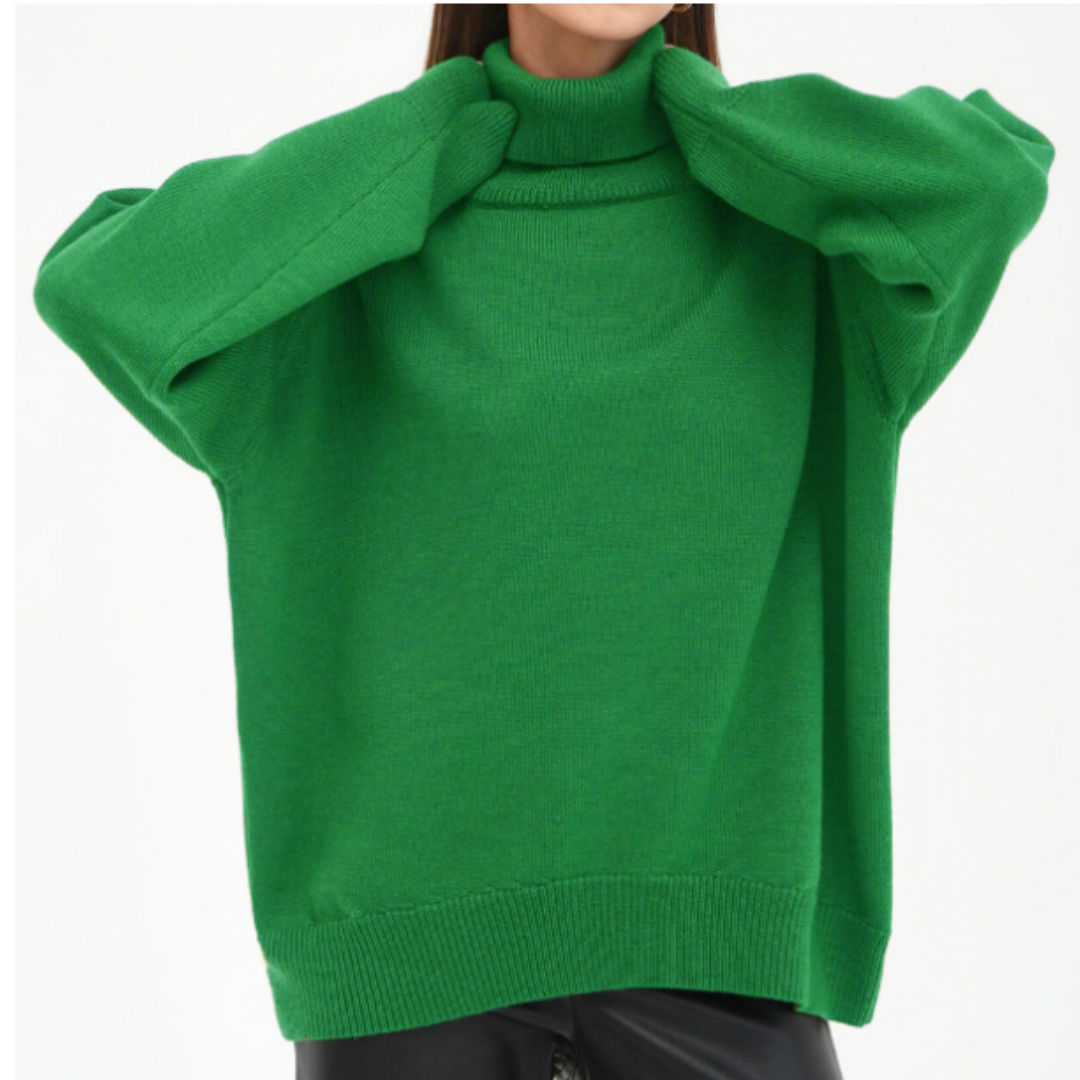 Elegant Turtleneck Jumper for Women