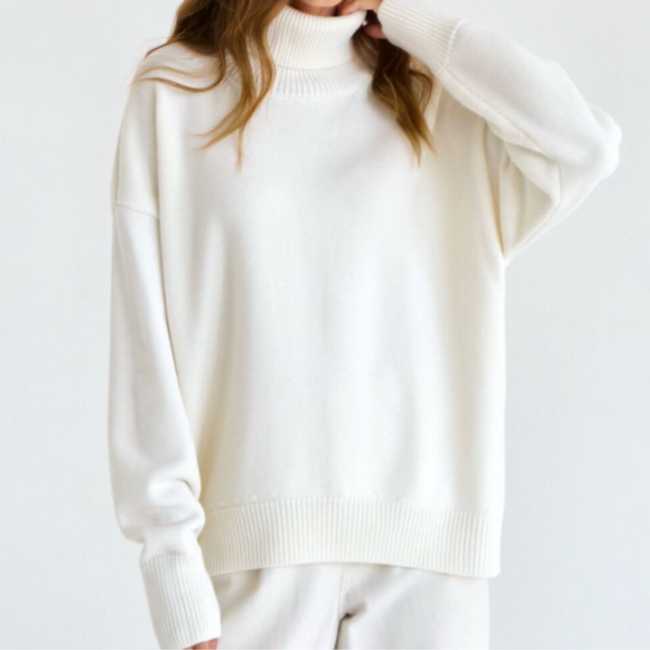 Elegant Turtleneck Jumper for Women