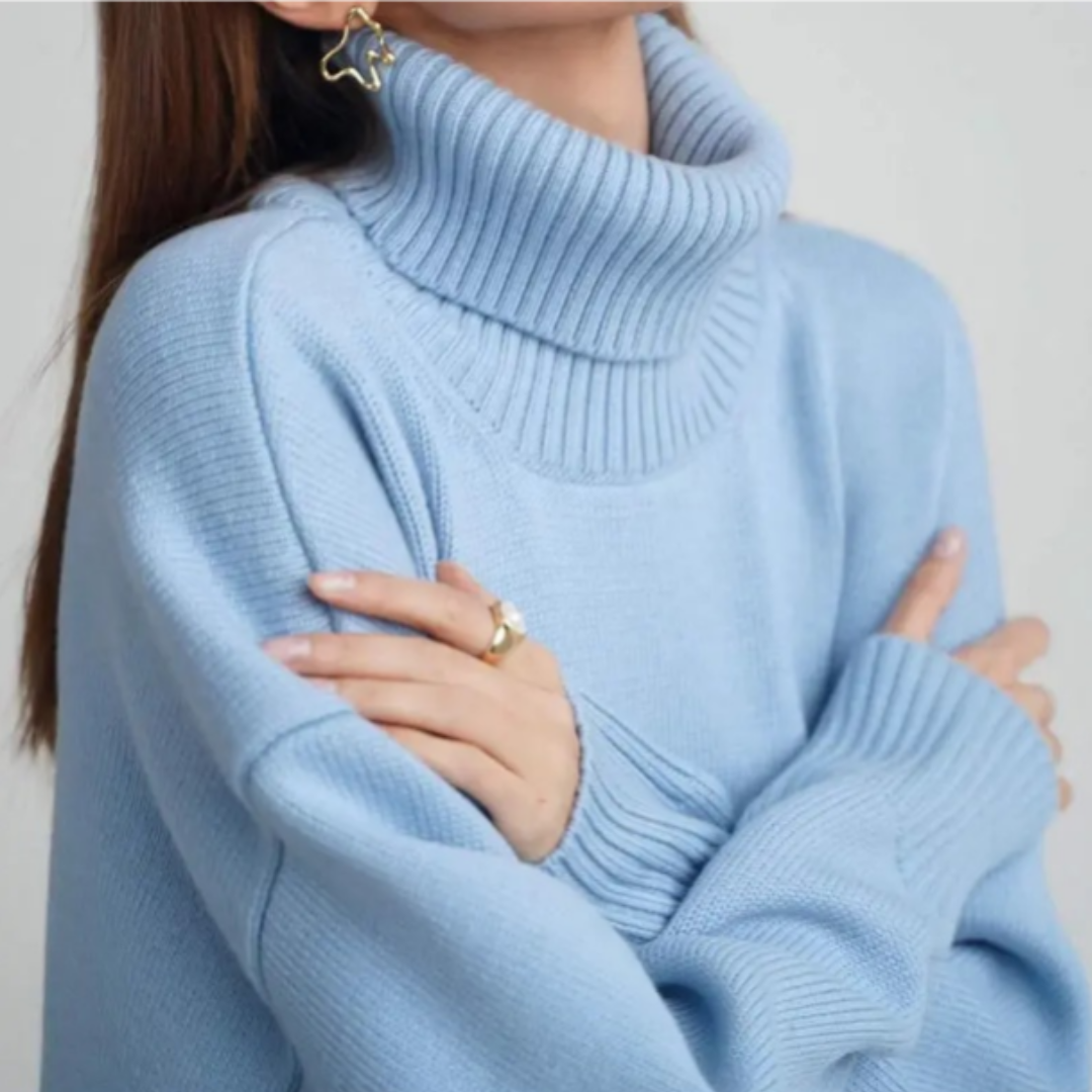 Elegant Turtleneck Jumper for Women