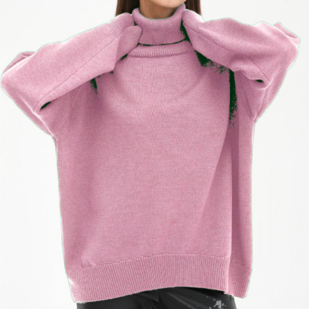 Elegant Turtleneck Jumper for Women