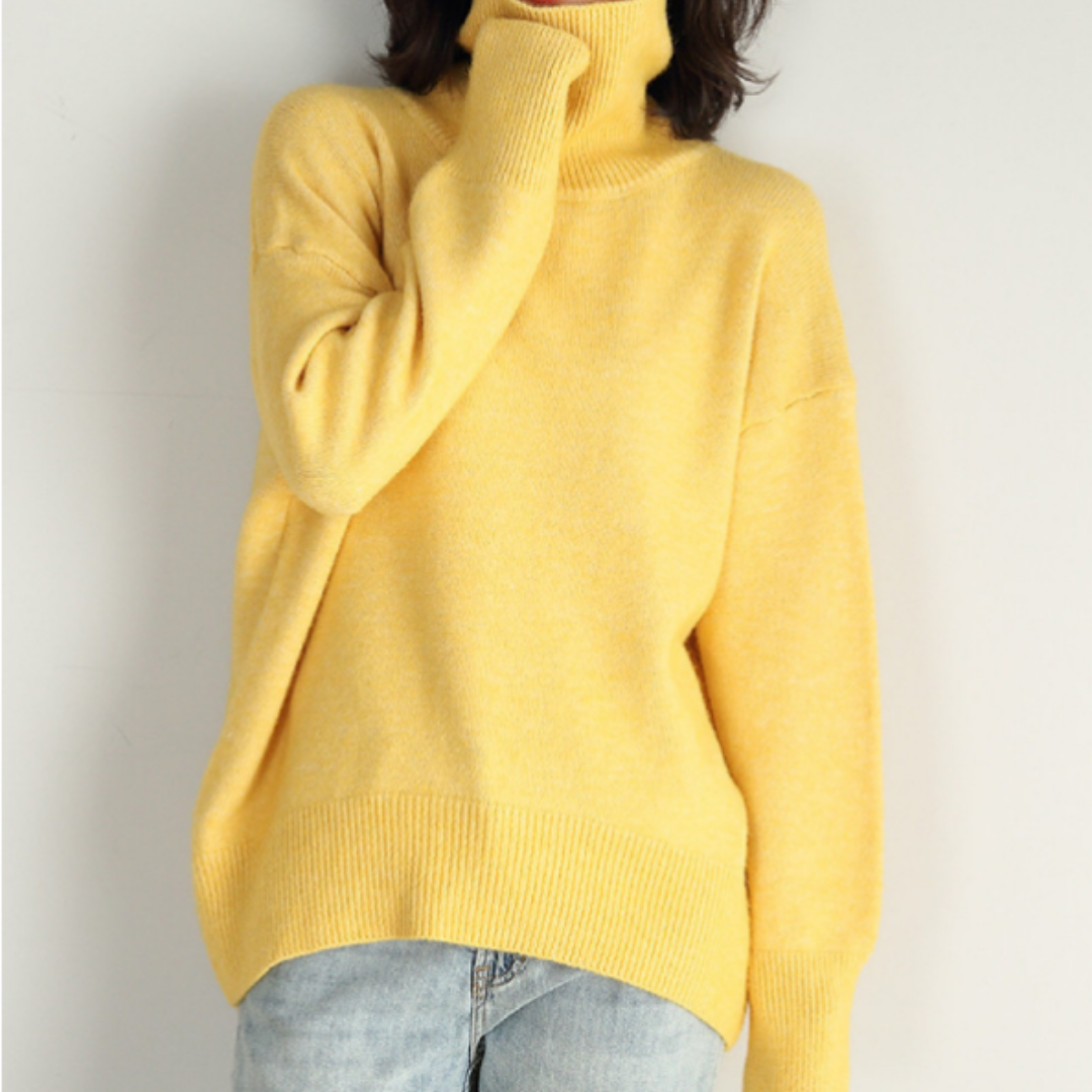 Elegant Turtleneck Jumper for Women