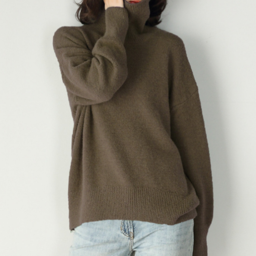 Elegant Turtleneck Jumper for Women