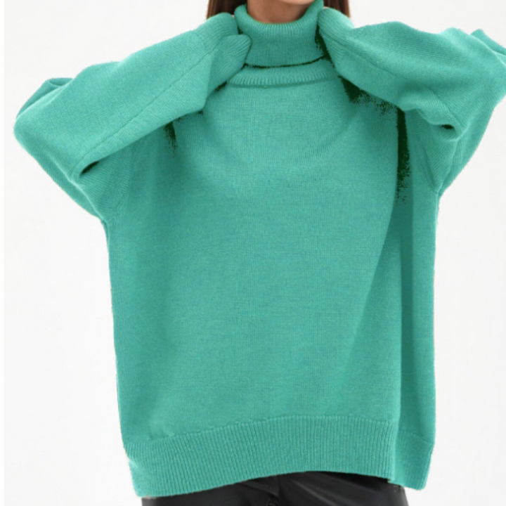 Elegant Turtleneck Jumper for Women