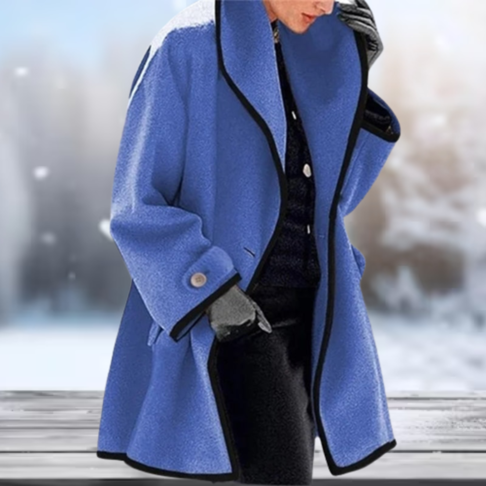 Retro wool women's coat