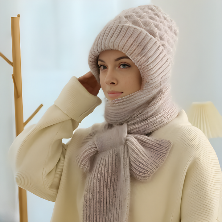 Windproof Ladies' Scarf Hat