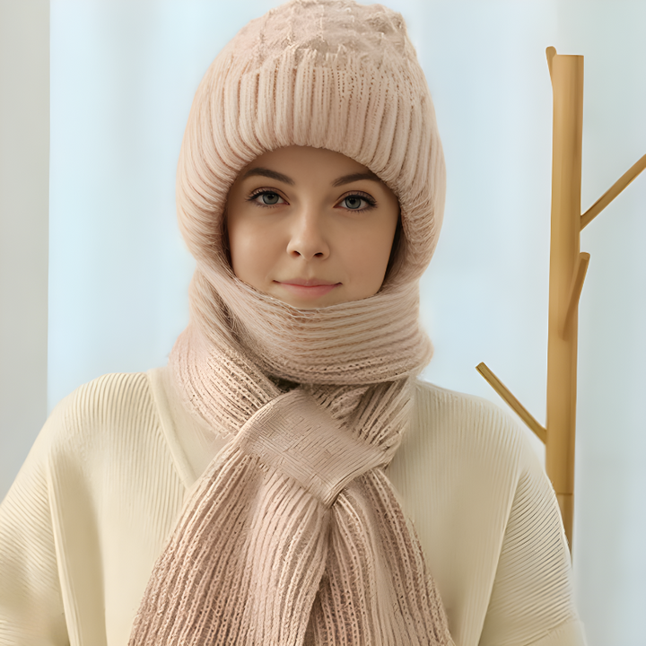 Windproof Ladies' Scarf Hat