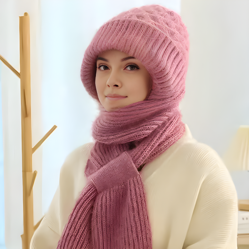 Windproof Ladies' Scarf Hat