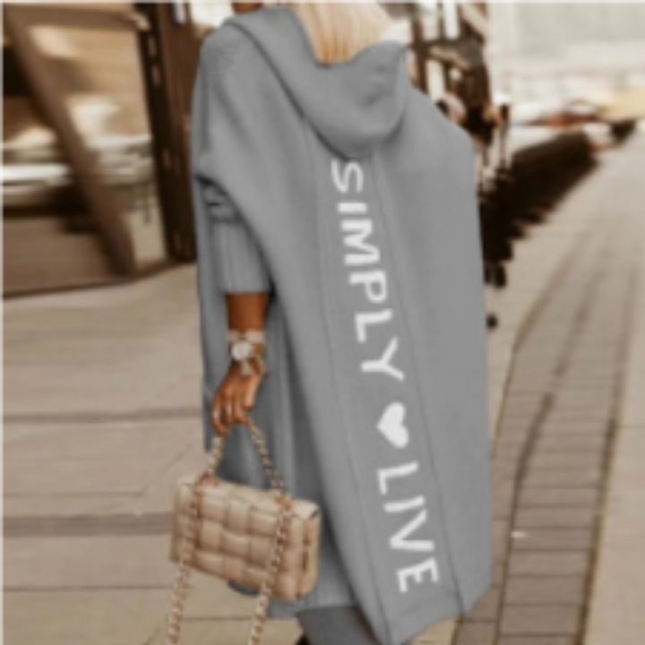 Women's long elegant cardigan