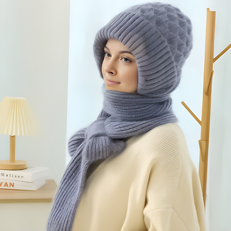 Windproof Ladies' Scarf Hat