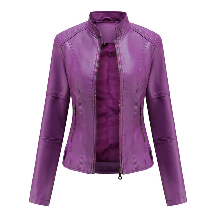 Stylish leather jacket for women