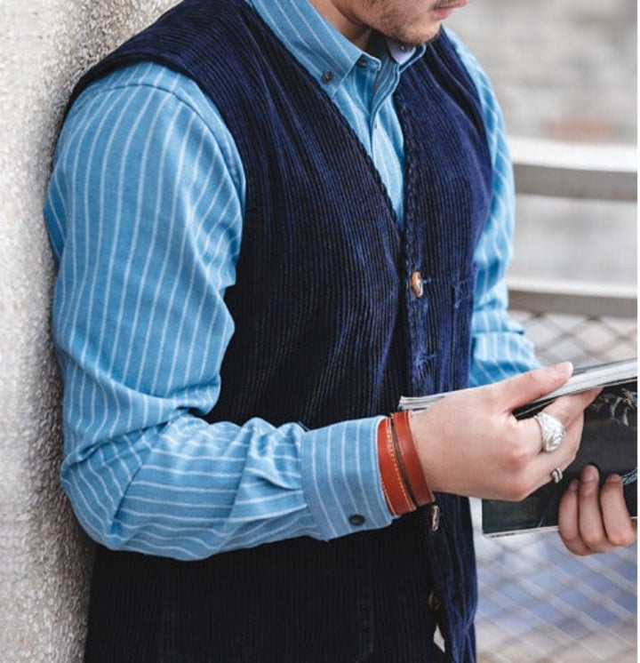 Men's corduroy vest